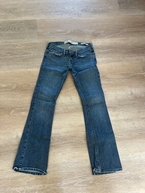Hollister Women's Medium Wash Flared Jeans